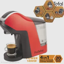 Machine à café multi-capsules ProTefal EM-308 4-en-1 1400W