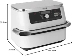 Friteuse sans huile Ninja10.4l  Foodi Flex AF500EUwh blanc